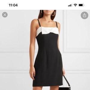 STAUD Vertigo Embellished Cotton Mini Dress, NWOT